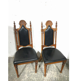 Antique Victorian Style Carved Dining Chair