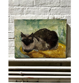 Here Kitty Kitty, oil on canvas