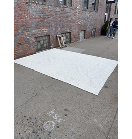 White Braided Area Rug