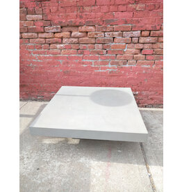 Grey Low Concrete Coffee Table