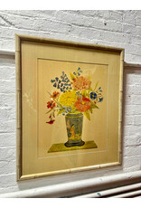 A Spray of Flowers, framed vintage print