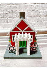 Crate and Barrel Red Bird House