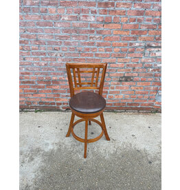 Hillsdale Furniture Fairfox Wood Swivel Stool
