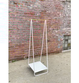Yamazaki Home Coat Rack with Bottom Shelf