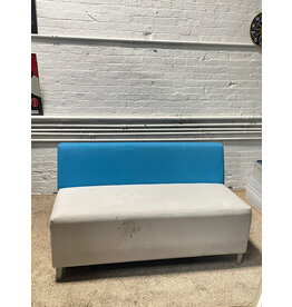 Grey & Turquoise Lounge Chair