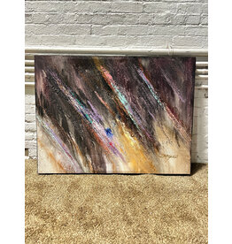 Lavender Light, framed oil on canvas, sgnd JASPER
