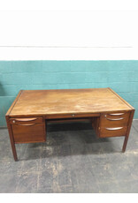 Mid-Century Walnut Jens Risom Executive Desk
