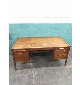 Mid-Century Walnut Jens Risom Executive Desk