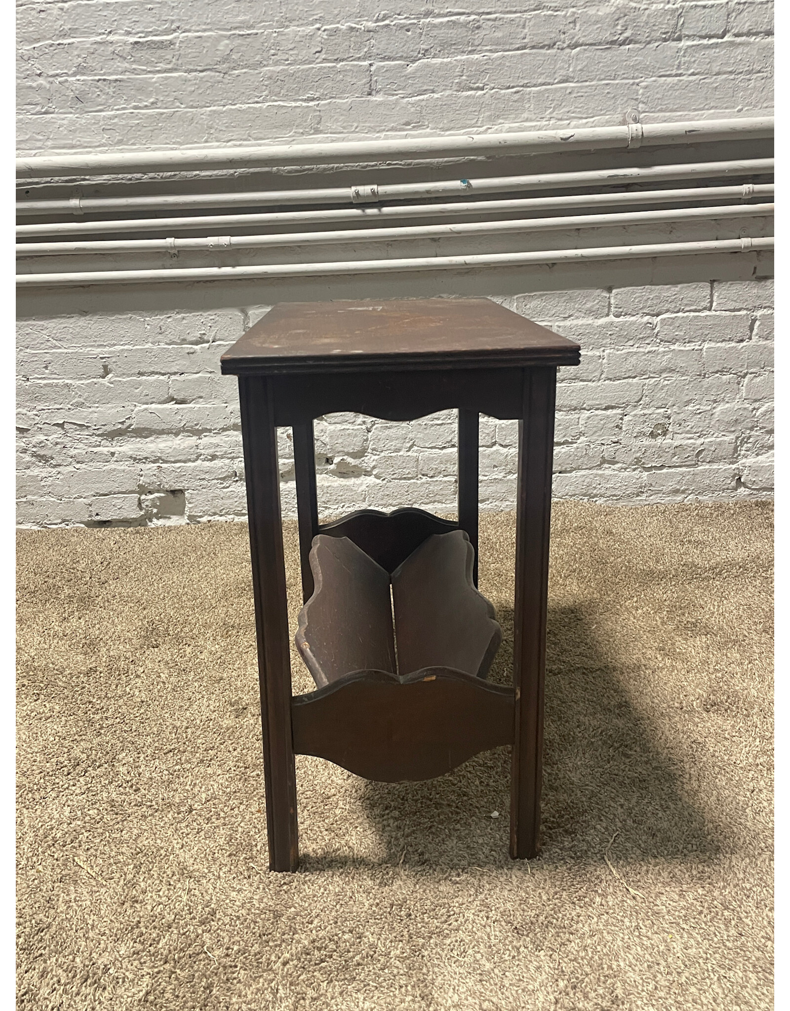 Mini Console Table with Magazine Rack on the bottom