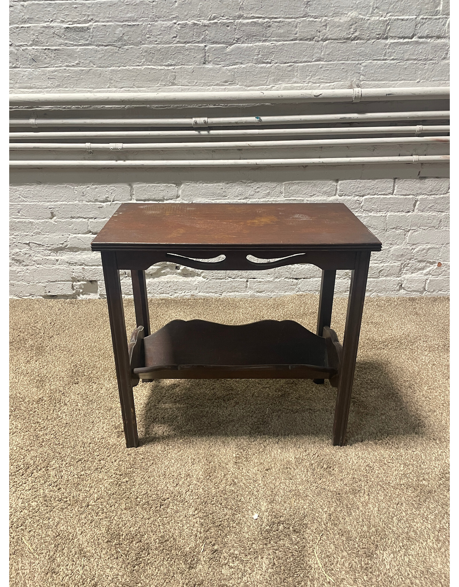 Mini Console Table with Magazine Rack on the bottom