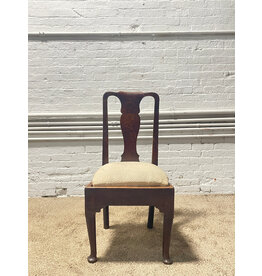 18th Century English Queen Anne Oak Side Chair
