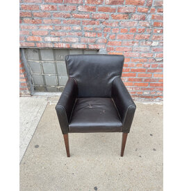 Brown Leather Armchair