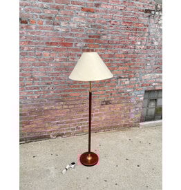 Mahogany Contempary Floor Lamp