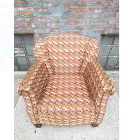 Stickley Multi-Color Patterned Lounge Accent Chair