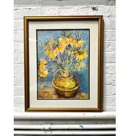 Imperial Fritillaries in a Copper Vase by Vincent Van Gogh, framed print