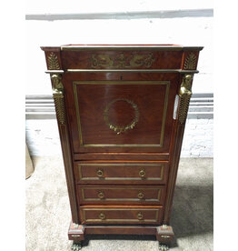 French Empire Style Secretaire Abattant