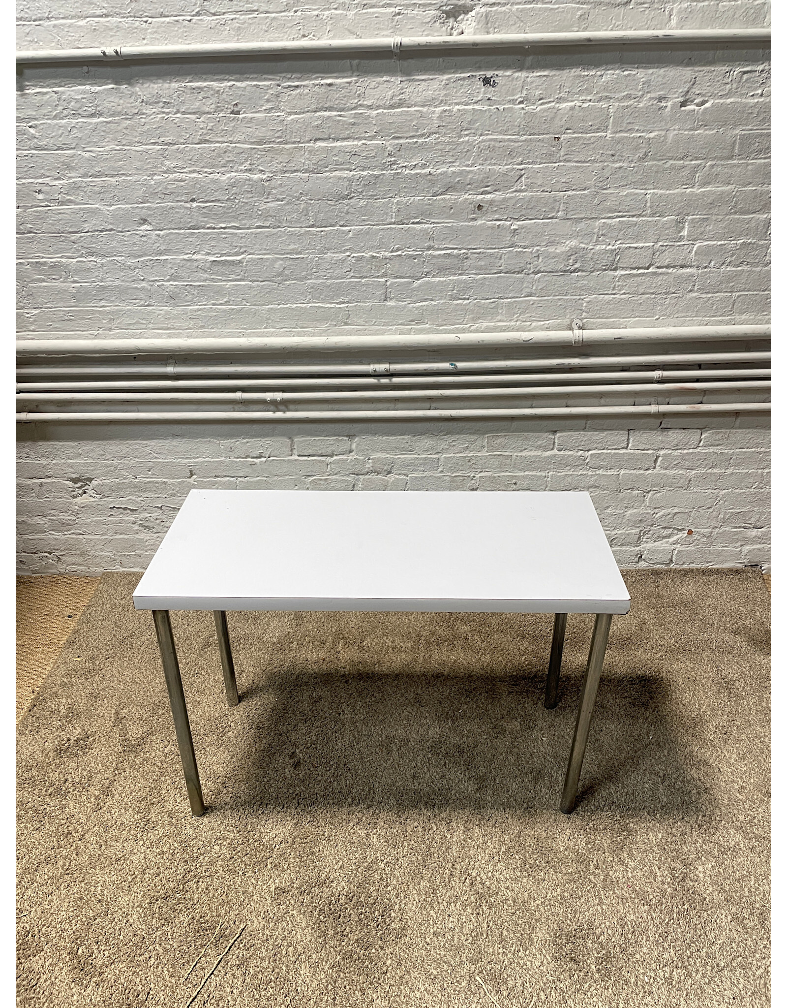 Knoll White Console Table