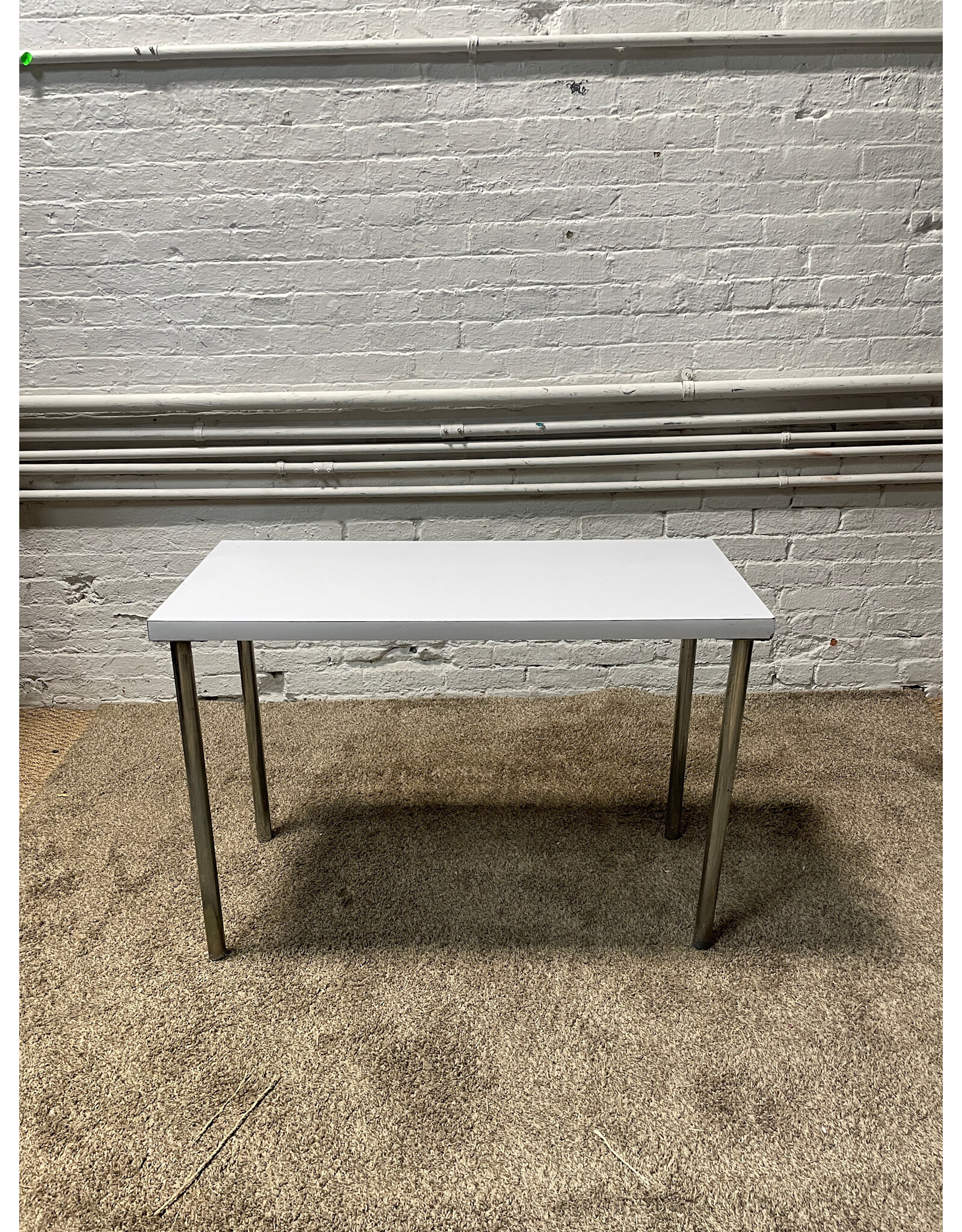 Knoll White Console Table