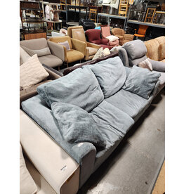 Joybird 2 Seater Blue Loveseat