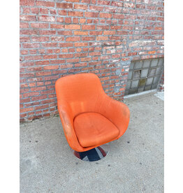 Coaster Orange Swivel Chair