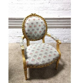 Louis XV Style Giltwood Armchair