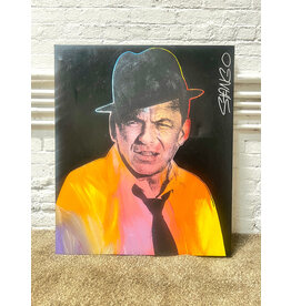 Frank Sinatra, oil on canvas, sgnd John Stango