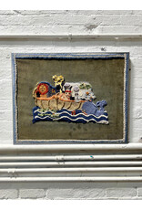 The Ark, framed handmade textile art