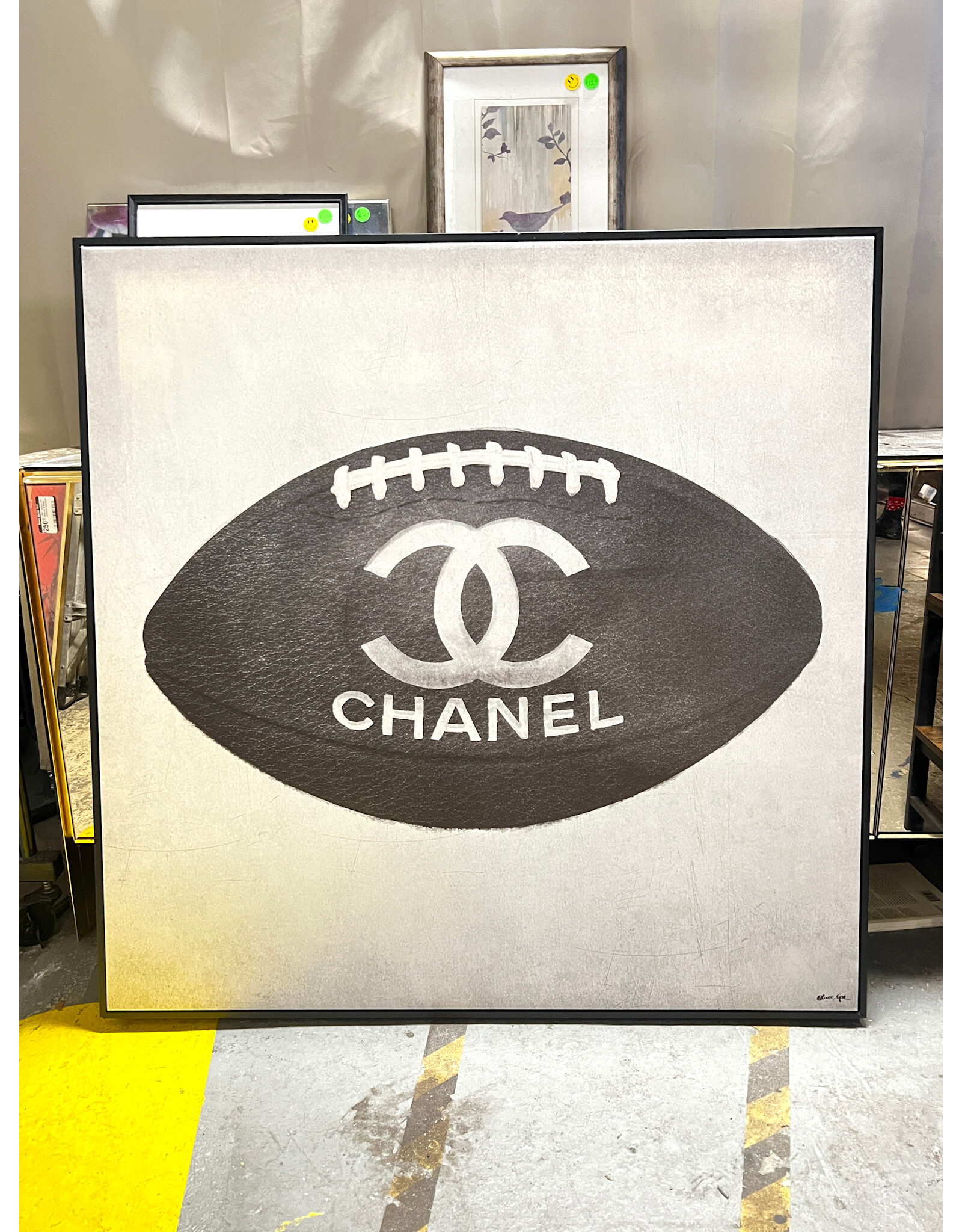 Fashion Football by Oliver Gal, print on canvas