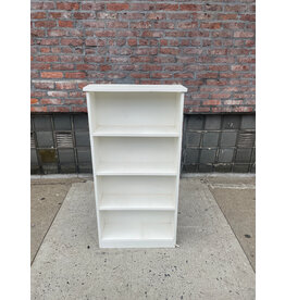 White Four Shelf Book Case