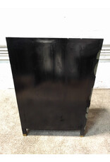 Mid-Century Chinese Cabinet Console, Double Doors/Double Drawers