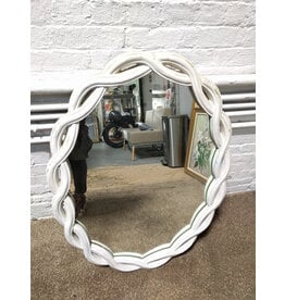 Decorative Modern Twisted Pattern Mirror in Neo Deco Style