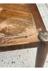 Lane Mid Century Modern End Table with Brass Legs