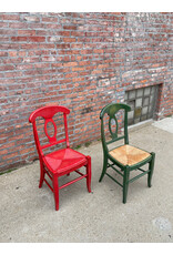 Pottery Barn Napoleon Dining Chair (Sprayed red)