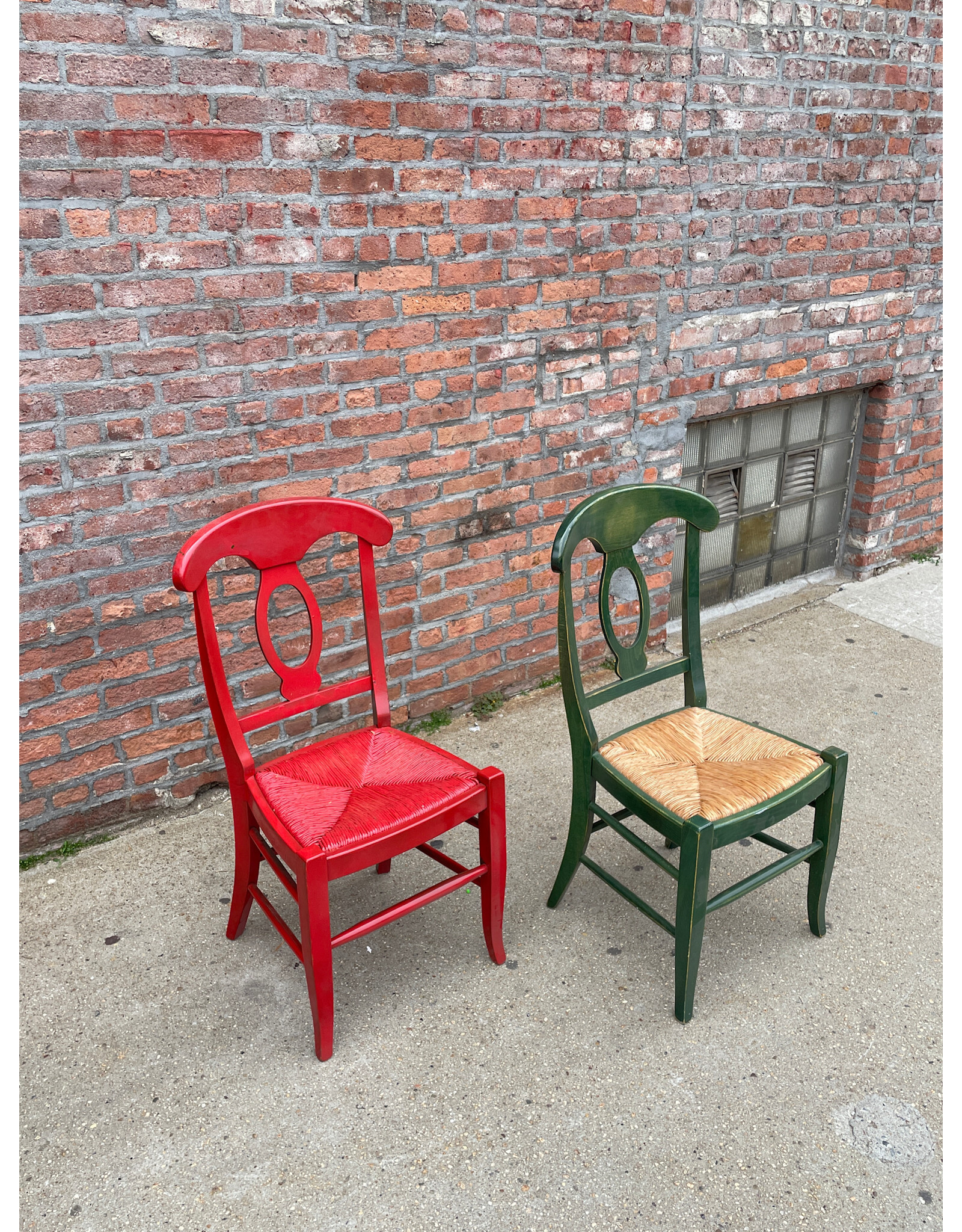 Pottery Barn Napoleon Dining Chair (Sprayed red)