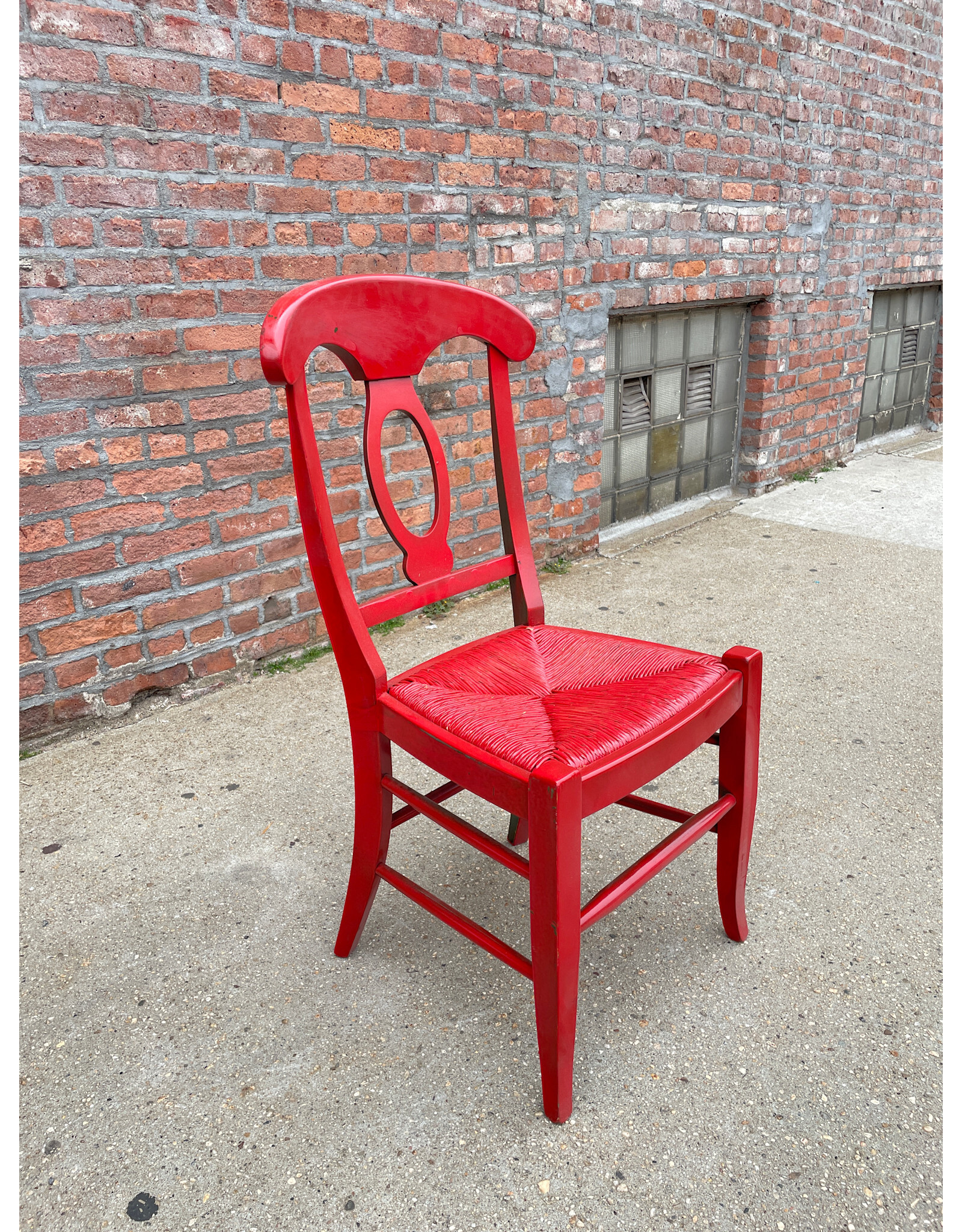 Pottery Barn Napoleon Dining Chair (Sprayed red)