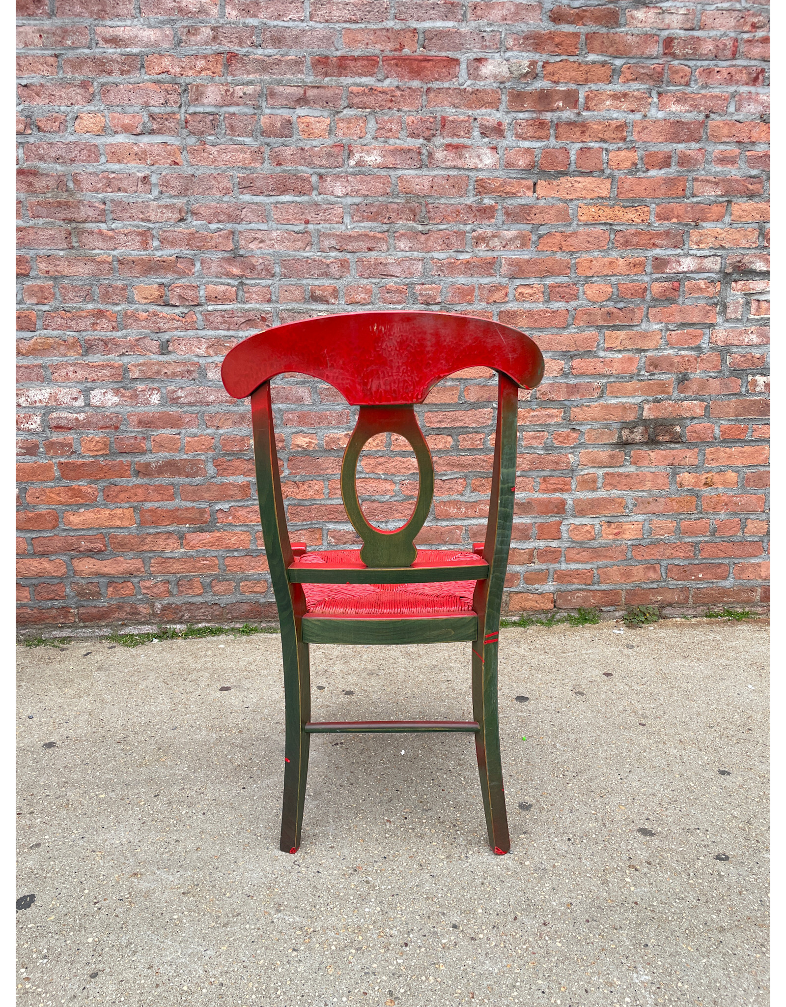 Pottery Barn Napoleon Dining Chair (Sprayed red)