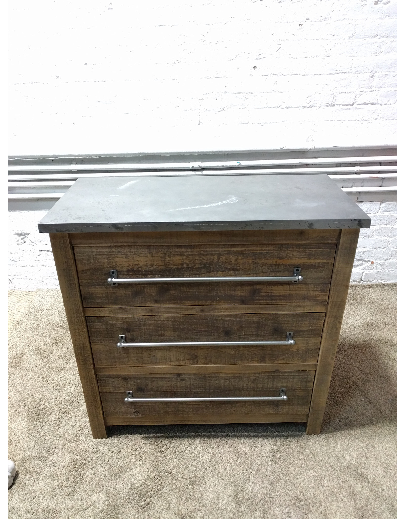 3-Drawer Hollis Rustic Style Dresser