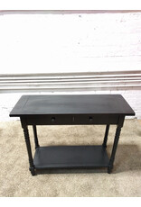 Modern Black Wood Console Table