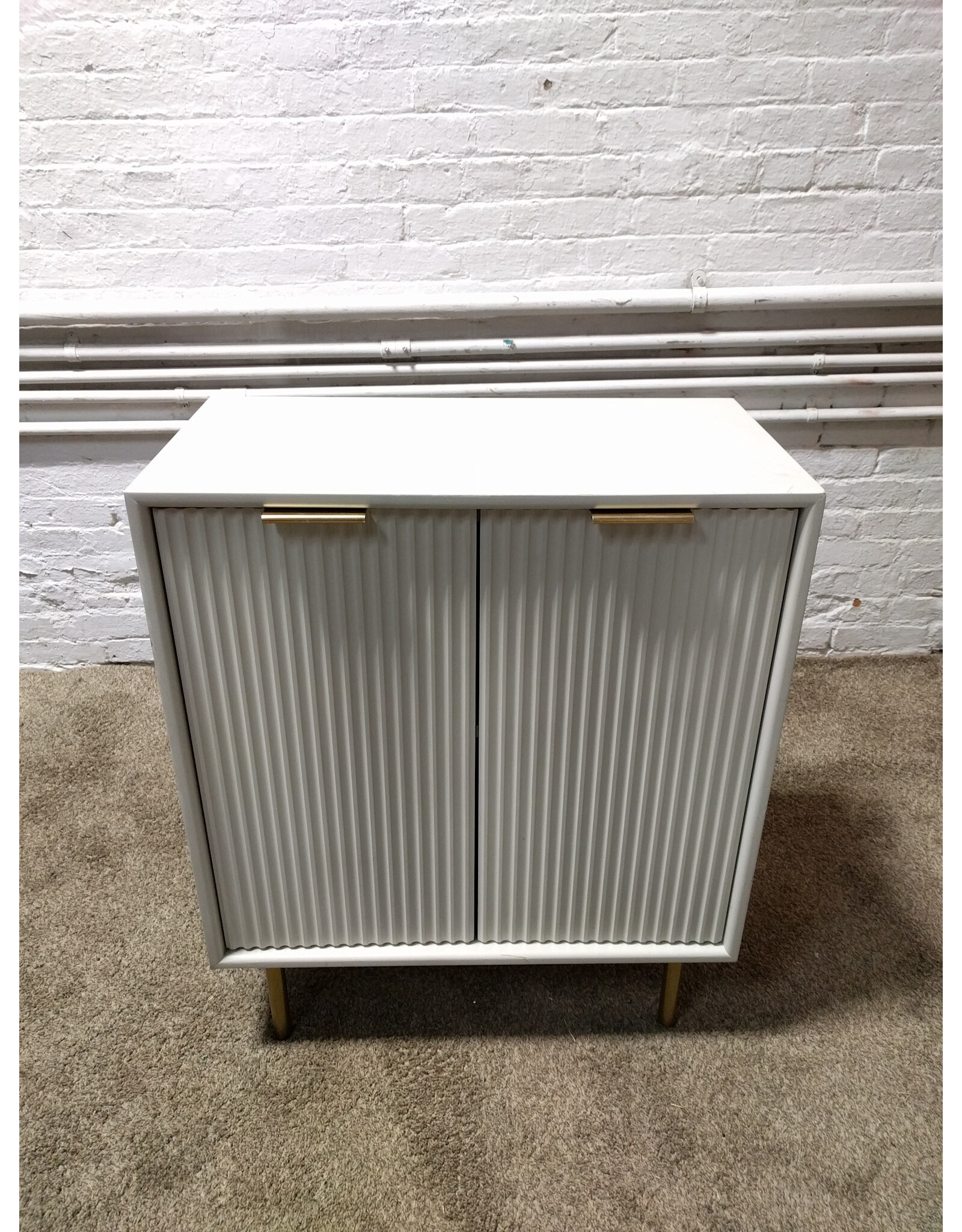 West Elm Quinn Entryway Cabinet, in Haze