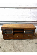 Modern Brown Wood Tv/Media  Stand