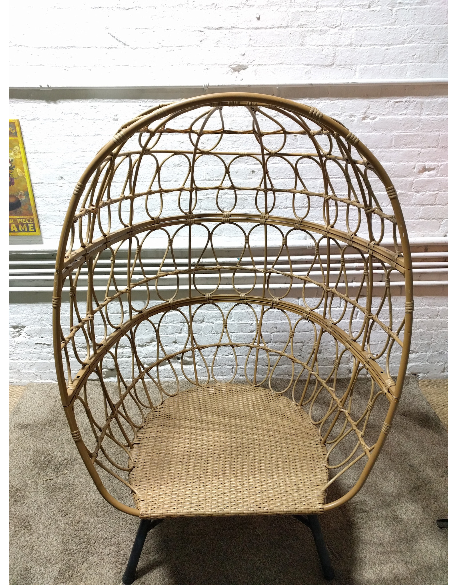 Garden Wicker Egg Lounge Chair