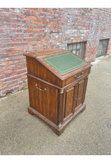 Davenport Desk with an Accented Green Top