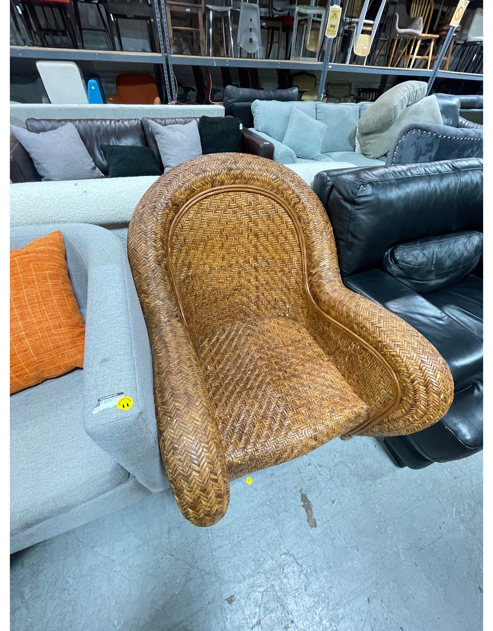 Pottery Barn Malabar Rattan Chair