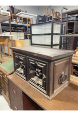 Vintage Carved Wooden Chest