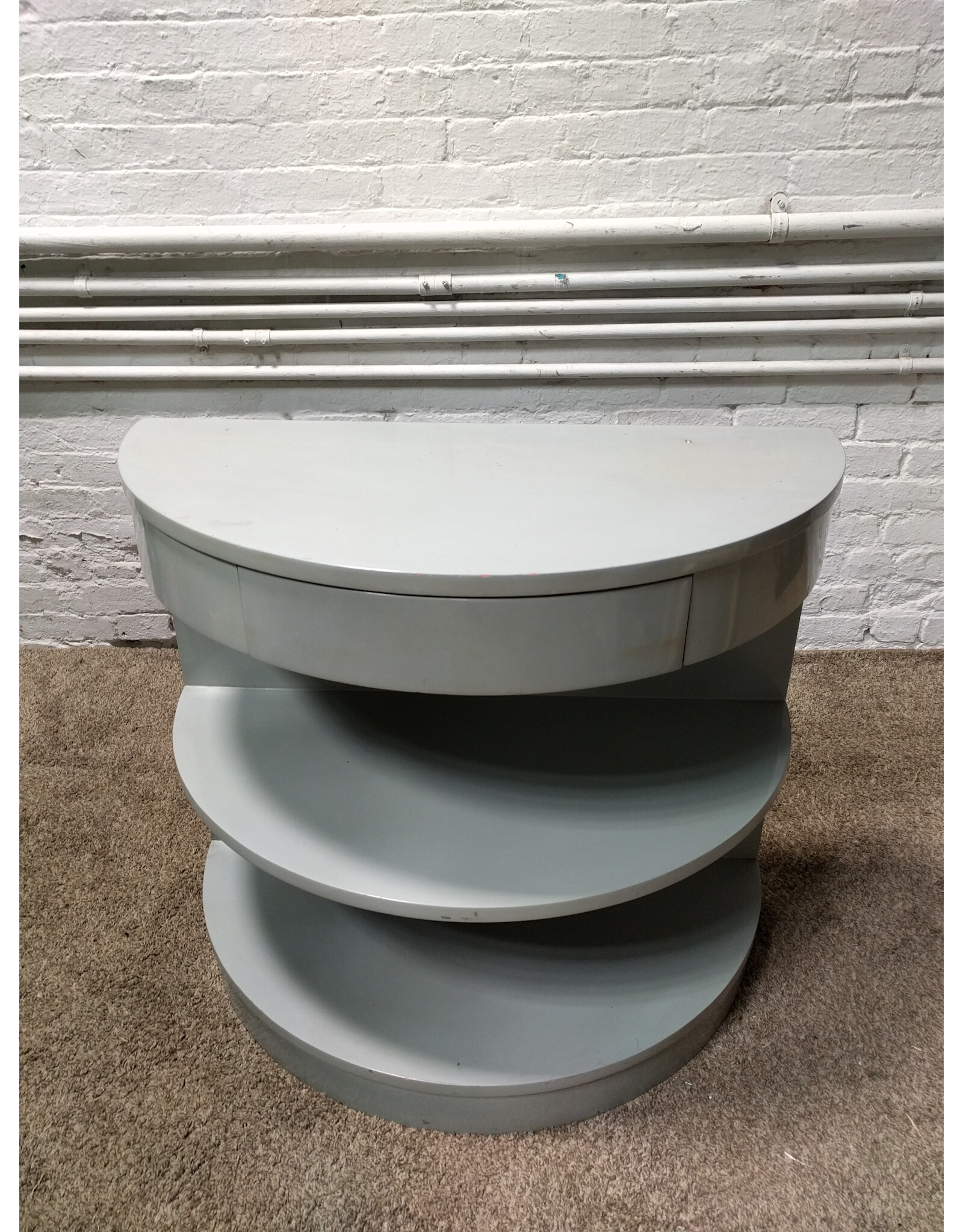 Grey Wood Entryway Table