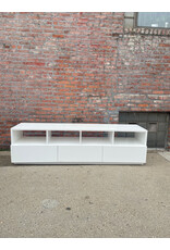 CB2 Chill 80" White Console Table