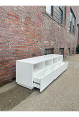 CB2 Chill 80" White Console Table