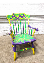 Creatively Painted Wooden Chair