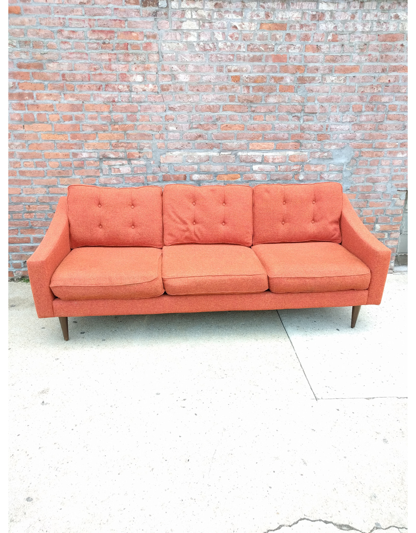Joybird Holloway Burnt Orange Sofa