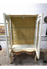 Decorative Floral Curio Cabinet